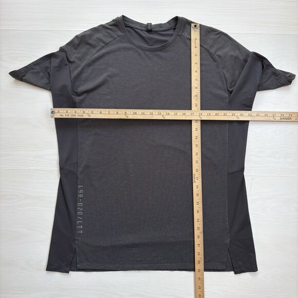 Lululemon Men's XXL  Grey Stretch L98-020/LTT Short Sleeve Always Agile Tee Gym - Picture 5 of 8